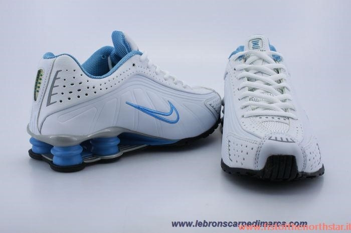 Nike Shox Argento Blu