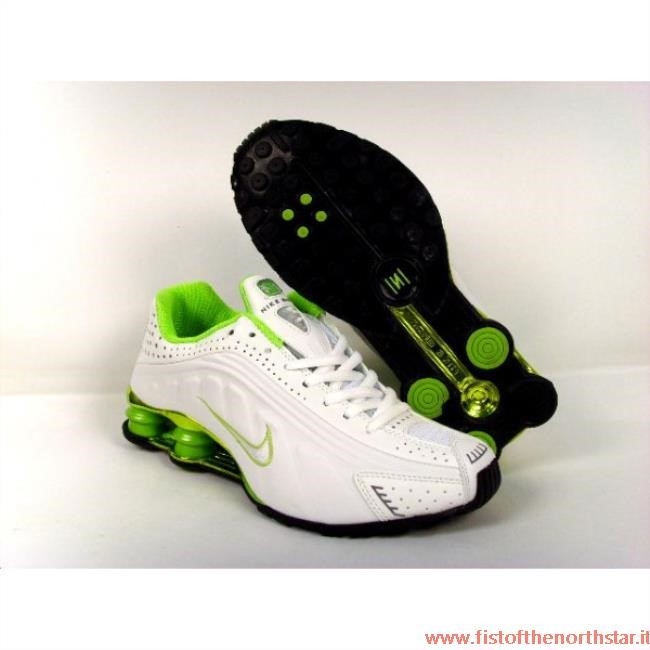 Nike Shox Nz Bianche E Verdi