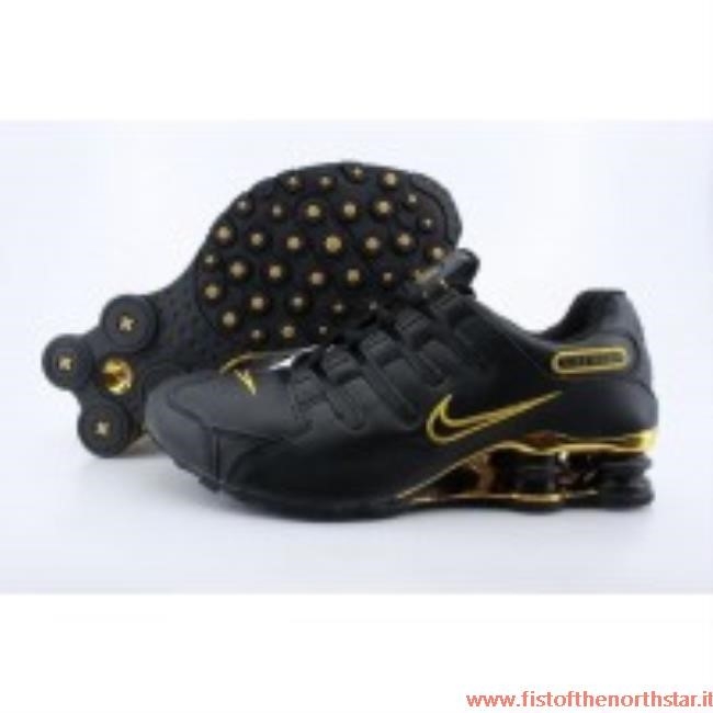 Nike Shox Nz Bianche Oro