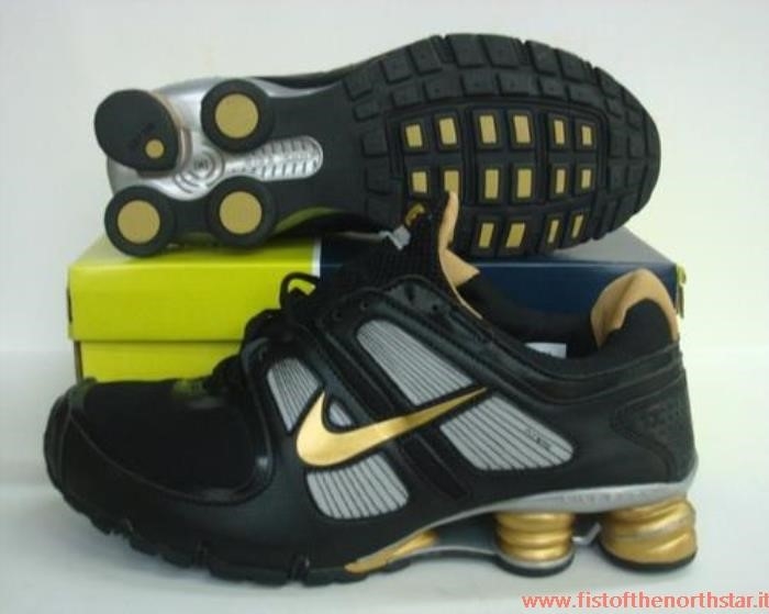 Nike Shox R5 Black Gold