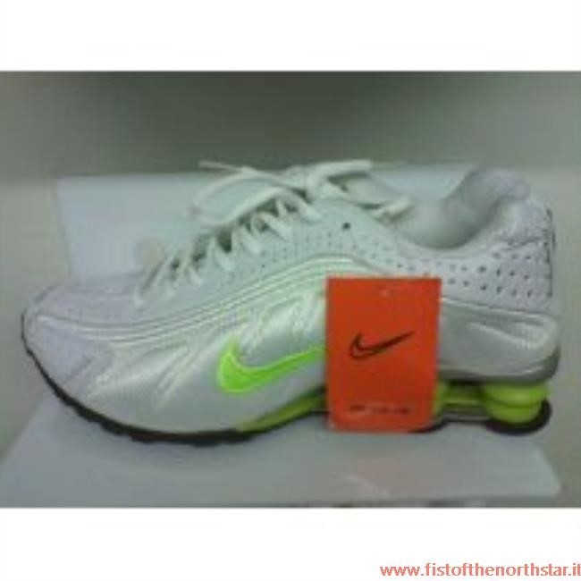 Nike Shox Rosa E Verde Limao