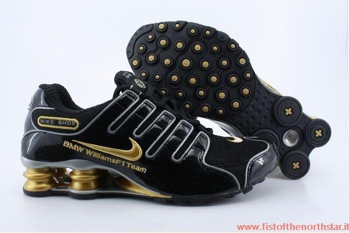 Nike Shox Nere E Oro