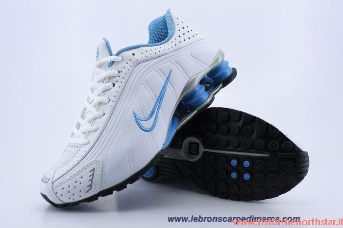 Nike Shox Bianco Argento
