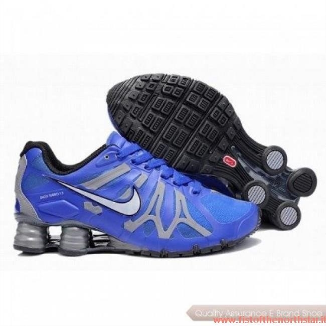 Nike Shox Grigie E Blu